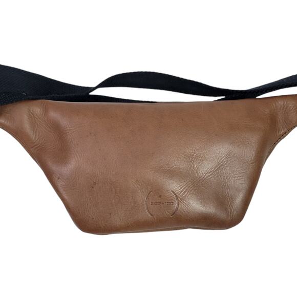 Sarep Rose Leather Fanny Pack Brown Bum Belt Waist Pouch Retro Sling Waist Bag - Picture 2 of 13